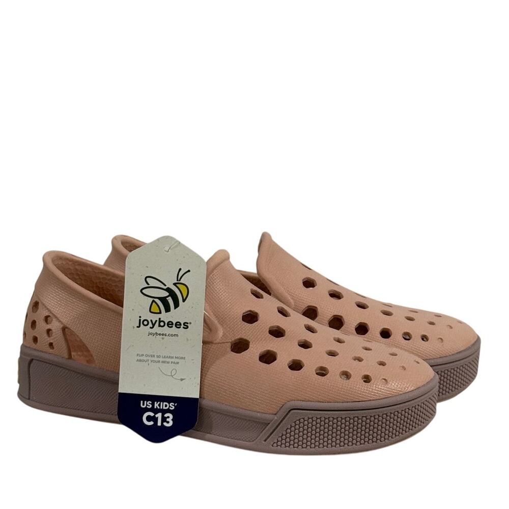 Joybees Kids Skate Sneaker Slip On EVA Water Shoe Mauve Pink Comfort SZ C13 NWT
